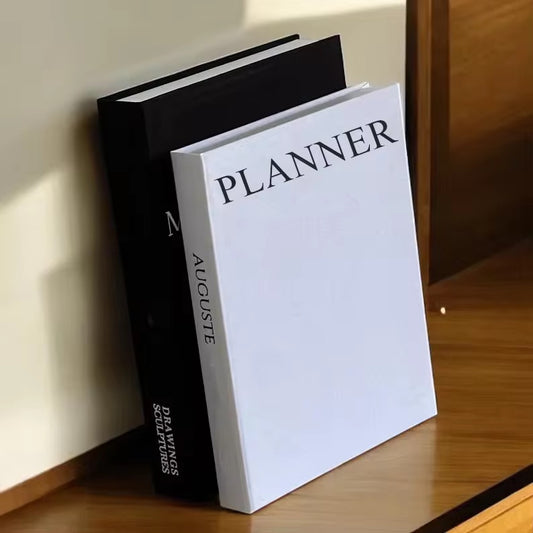 Black and White Planner 2 Books